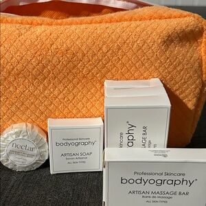 Artisan Massage Bar and Soap Set - Orange